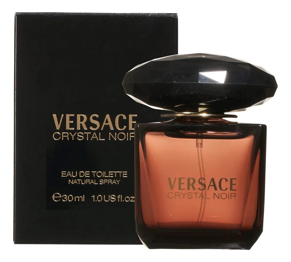 Кристалл духи отзывы. Духи Versace Crystal Noir. Духи Versace Crystal Noir 90 мл. Версаче Кристал Нойр 30 мл. Versace Crystal Noir EDT 30 ml.