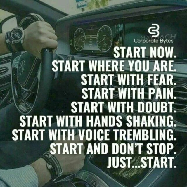 I have just started it
