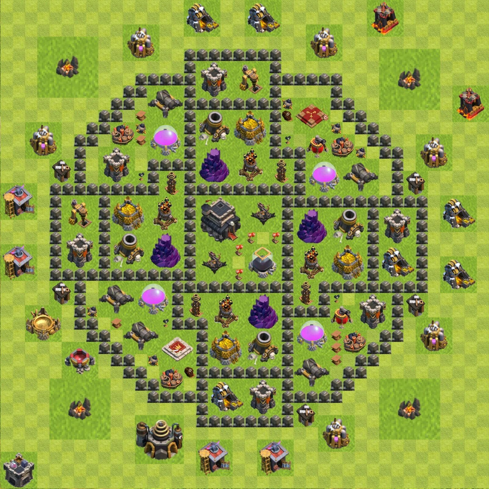 Клэш оф кланс расстановка деревни. База для 9 ратуши в clash of clans. база клэш оф кланс 9 ратуша. планировка в клэш оф кланс 9 ратуша. базы клэш оф кланс 9 тх.