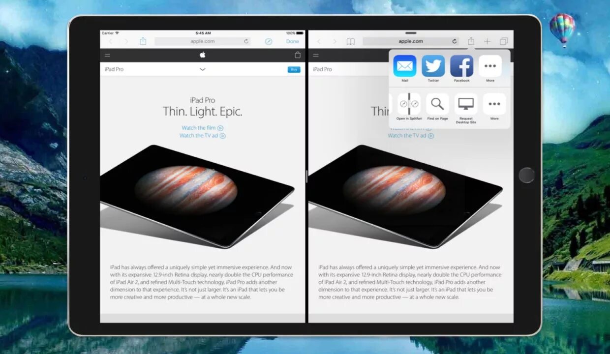 Экран айпаде делать. Двойной экран на айпаде. Два экрана на айпаде. Как открыть два окна на айпаде. Сафари на айпаде.