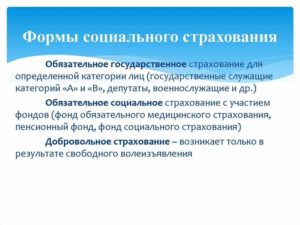 Страхование презентация. Презентация по теме страхование. Социальное страхование. Формы социального страхования.