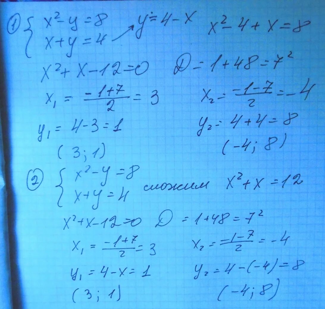 Y=(Х+2)-8. 2x-2y=10 x+2y=-1 метод подстановки. Y=x2+8. Y=4x-8.