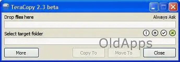 Target file name. Fast file move windows.
