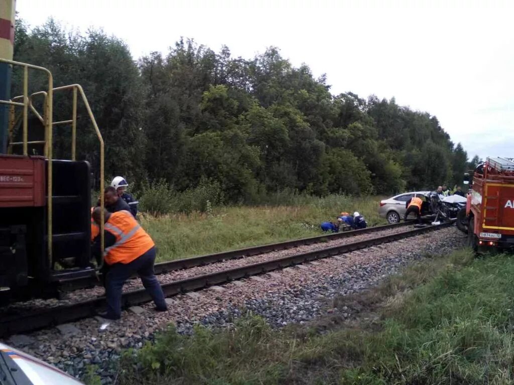 Авария на Железнодорожном переезде. ЖД пути Марий Эл.