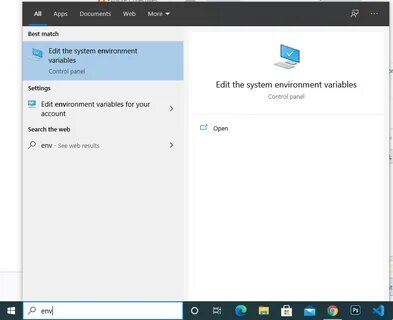 Env variable windows