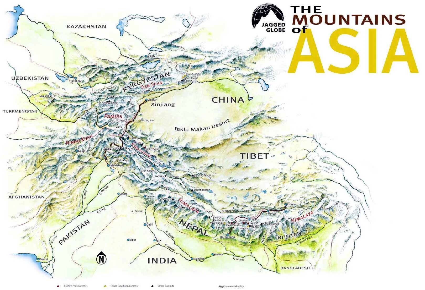 Горная система в средней азии. Памир Тянь Шань Гималаи на карте. Горы Тянь Шань на карте Евразии. Горы Тянь Шань и Памир на карте.