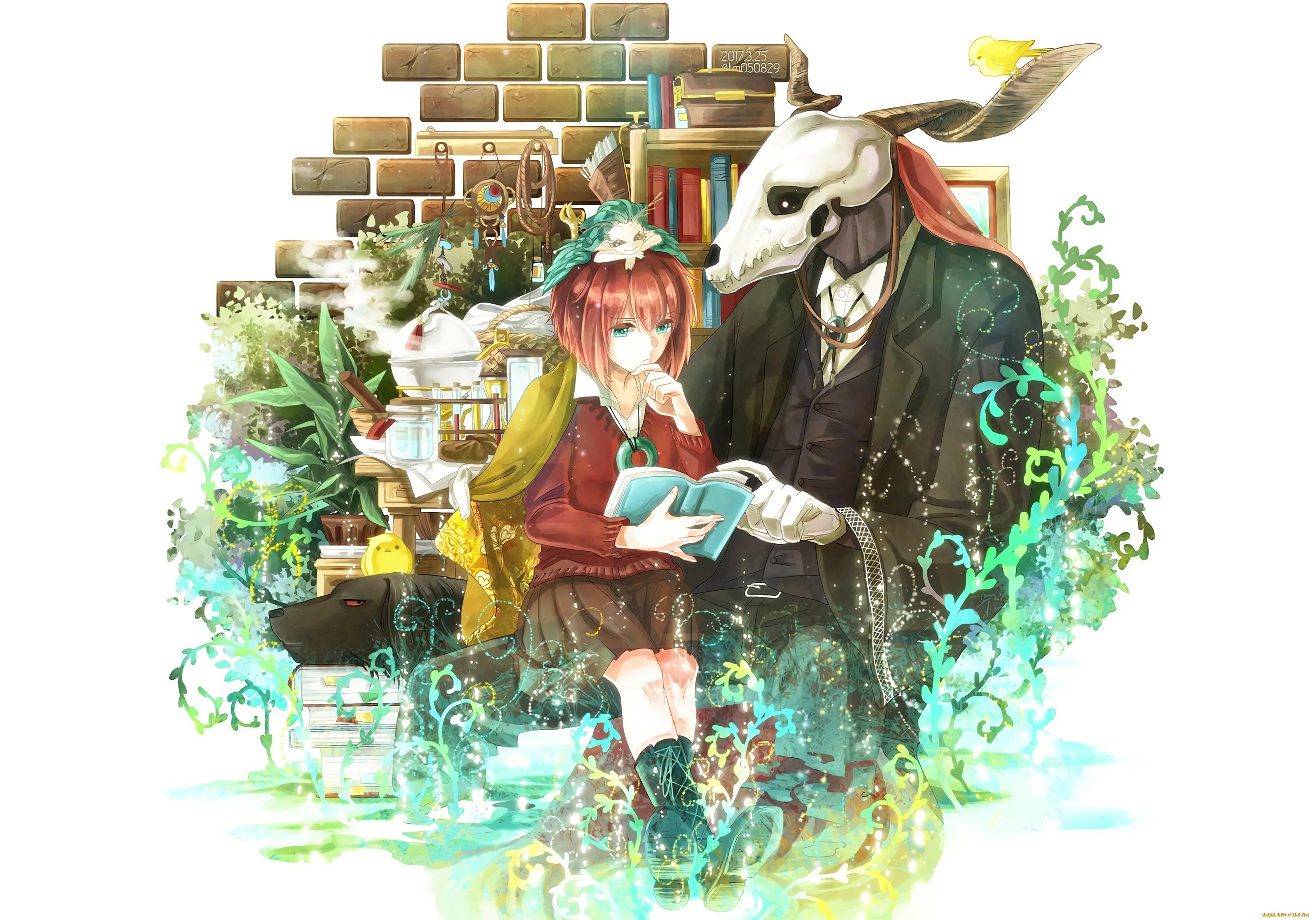 Титания аниме невеста чародея. Фф возвращение чародея. Невеста чародея ova. Невеста чародея / mahoutsukai no yome. Невеста чародея оберон арт.