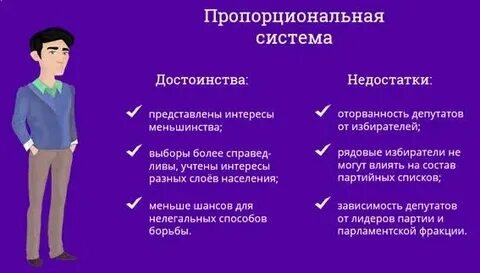 Плюсы избирательных систем