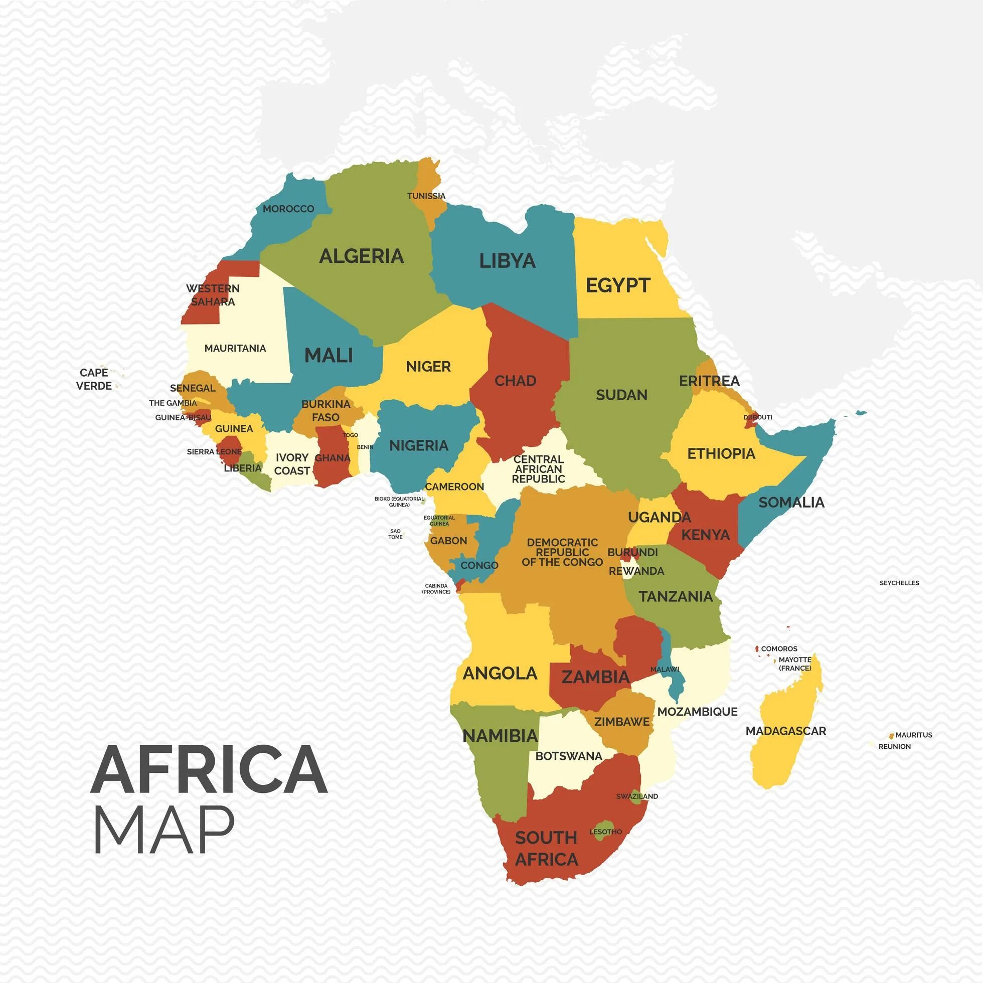 African countries. Африка Континент политическая карта. Карта Африки на англ. Материк Африка на карте. Карта Африки Африки.