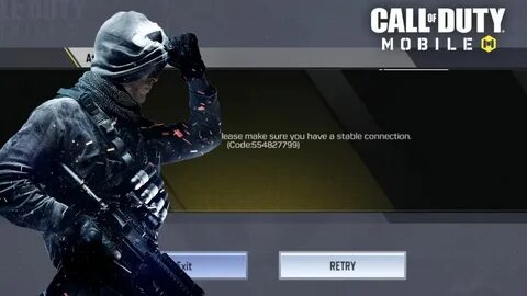 Call of duty mobile ошибка авторизации