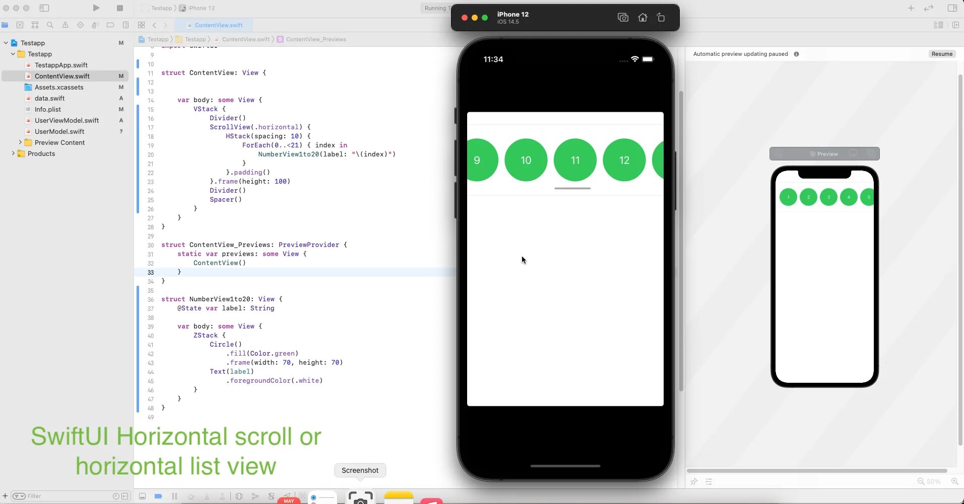 Scrollview. List view swiftui. swift listview. horizontal scroll mobile ui. scrollview настройки swiftui.