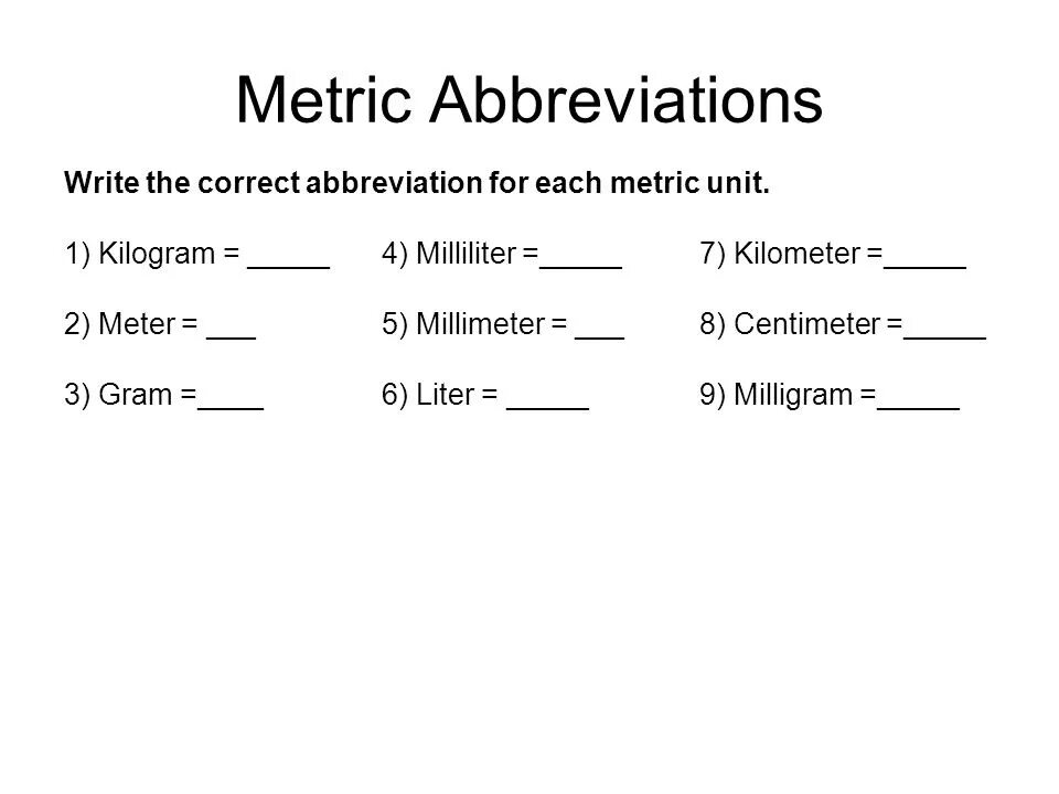 2 metric