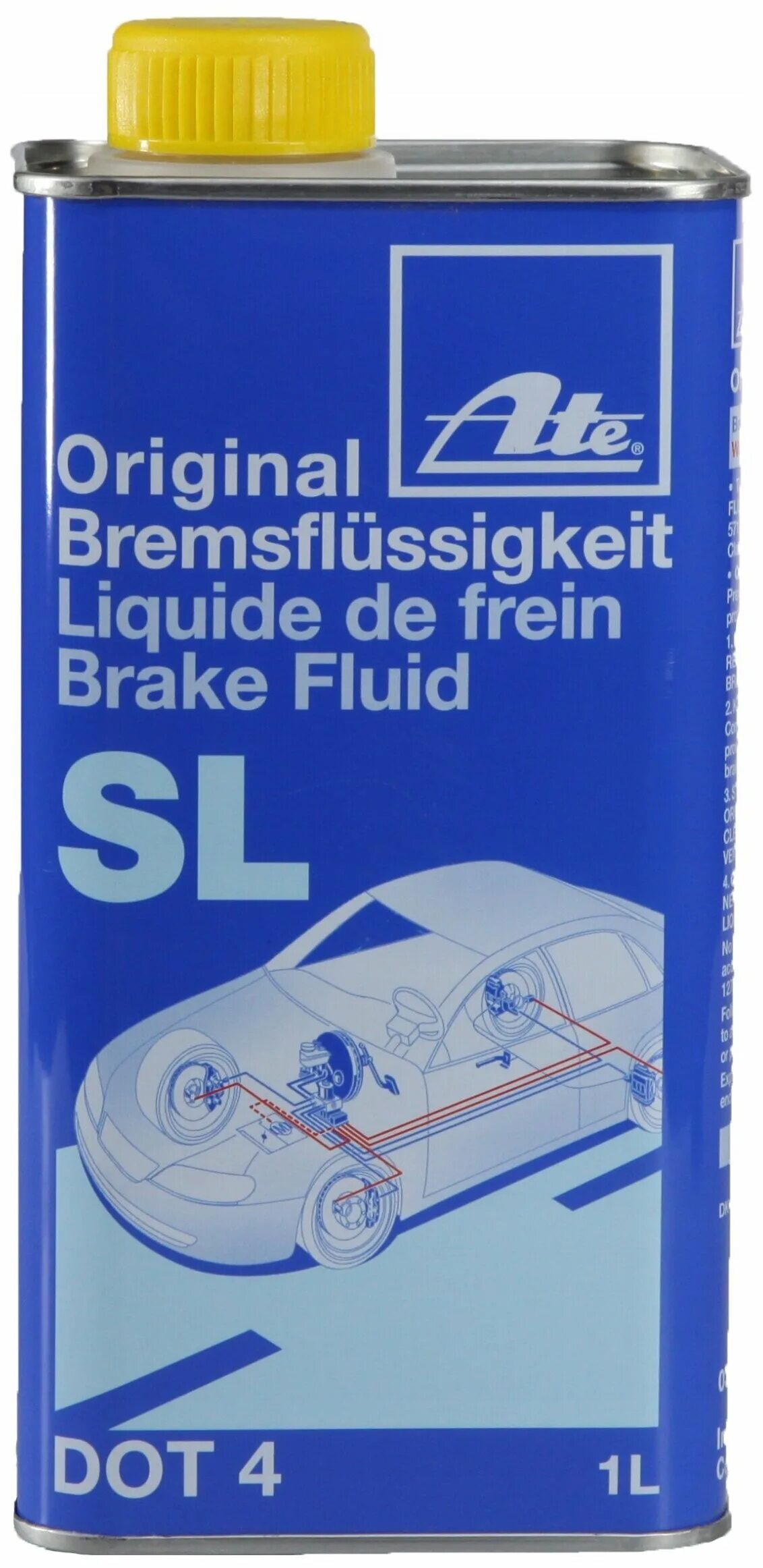 ) 1 л. Ate 03. 5. Ate sl6 dot 4. тормозная жидкость ate dot 4.