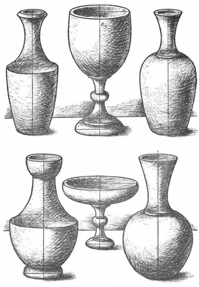 Стеклянный сосуд сложной формы. Набросок вазы. Эскиз вазы. Рисование вазы. Ваза с рисунком.