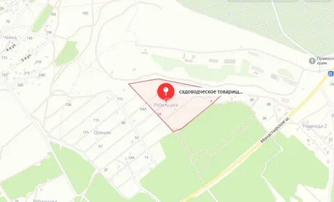 Карта садовых товариществах