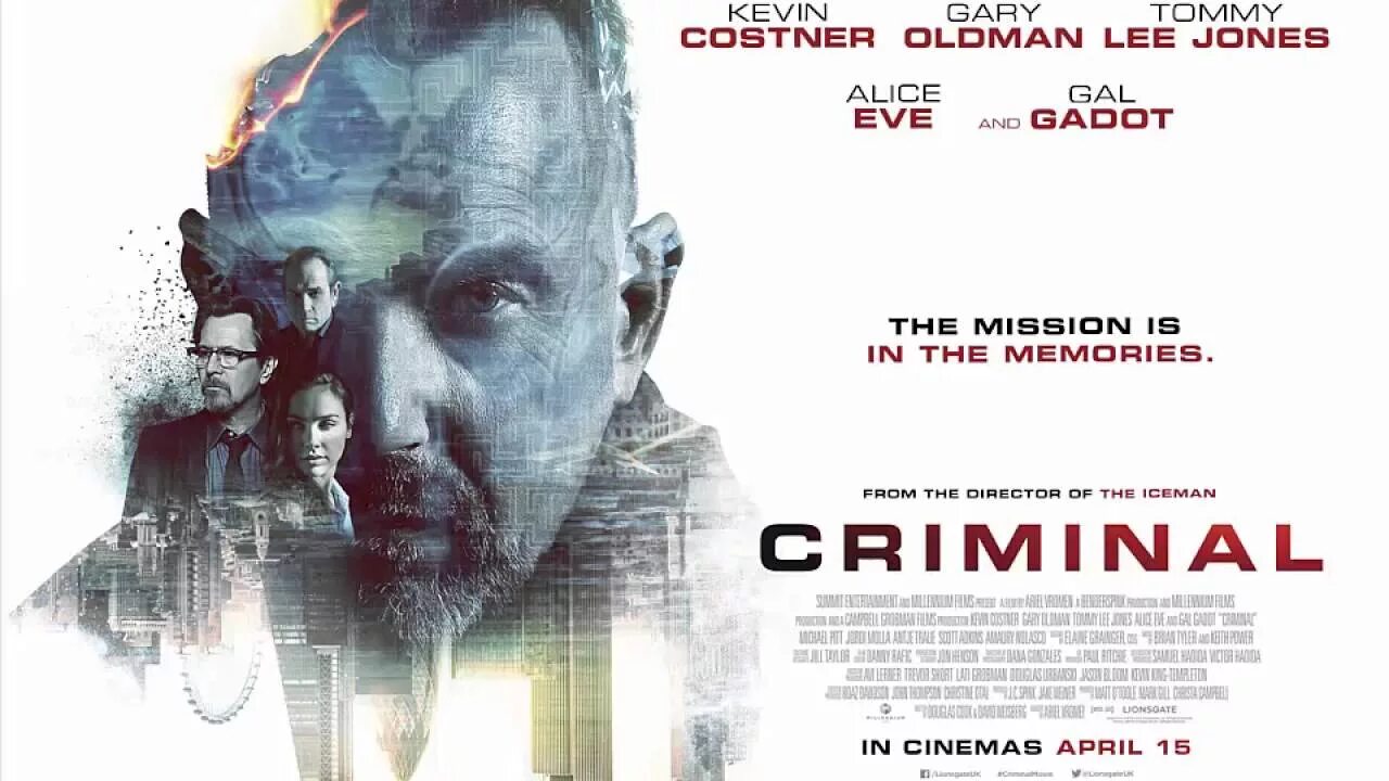 Ост 2016. Преступник 2015. Criminal 2016 poster. OST преступник. Criminal movies.