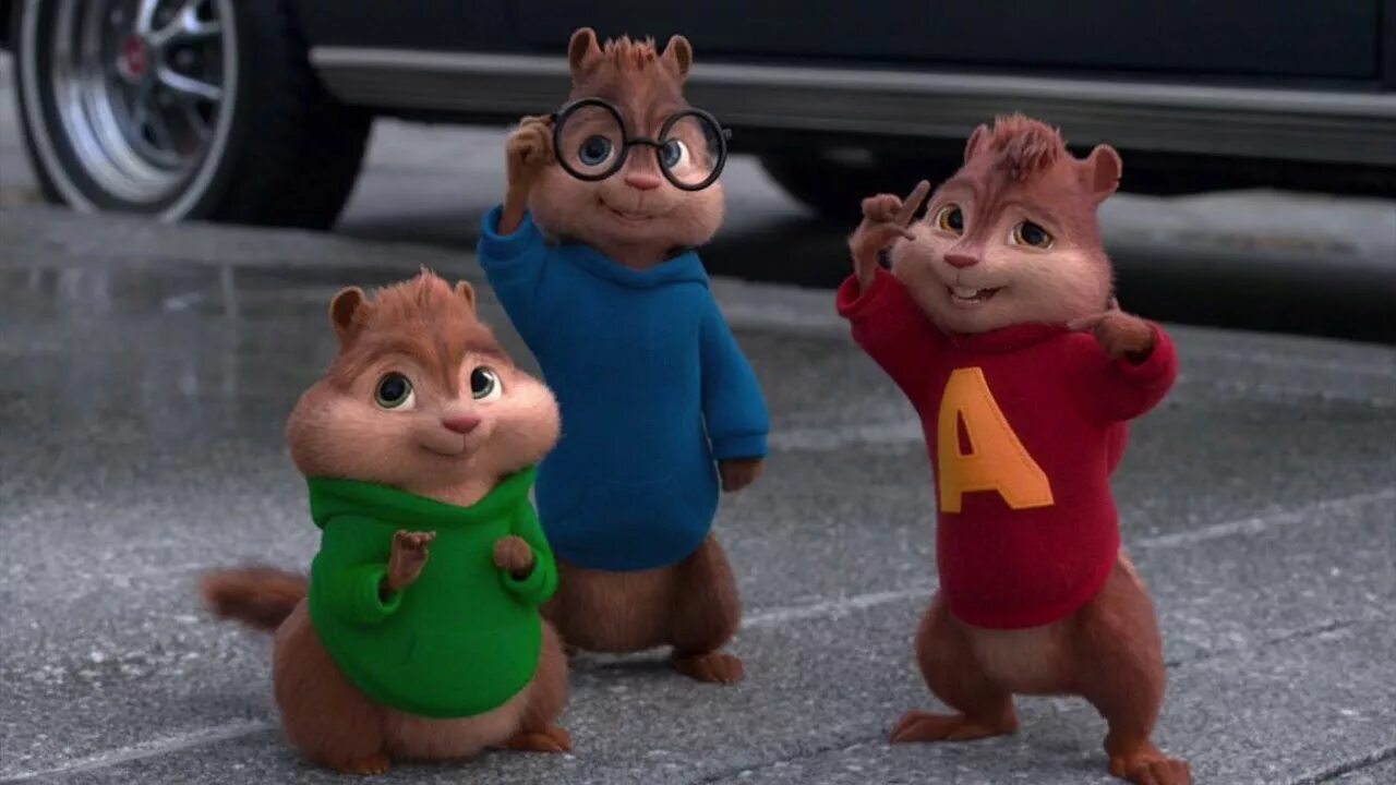 The chipmunks you spin me round like
