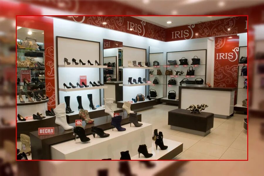 крупный обувной магазин. магазины женской обуви в спб. большой ассортимент обуви. магазин обуви. зимние сапоги на витрине.