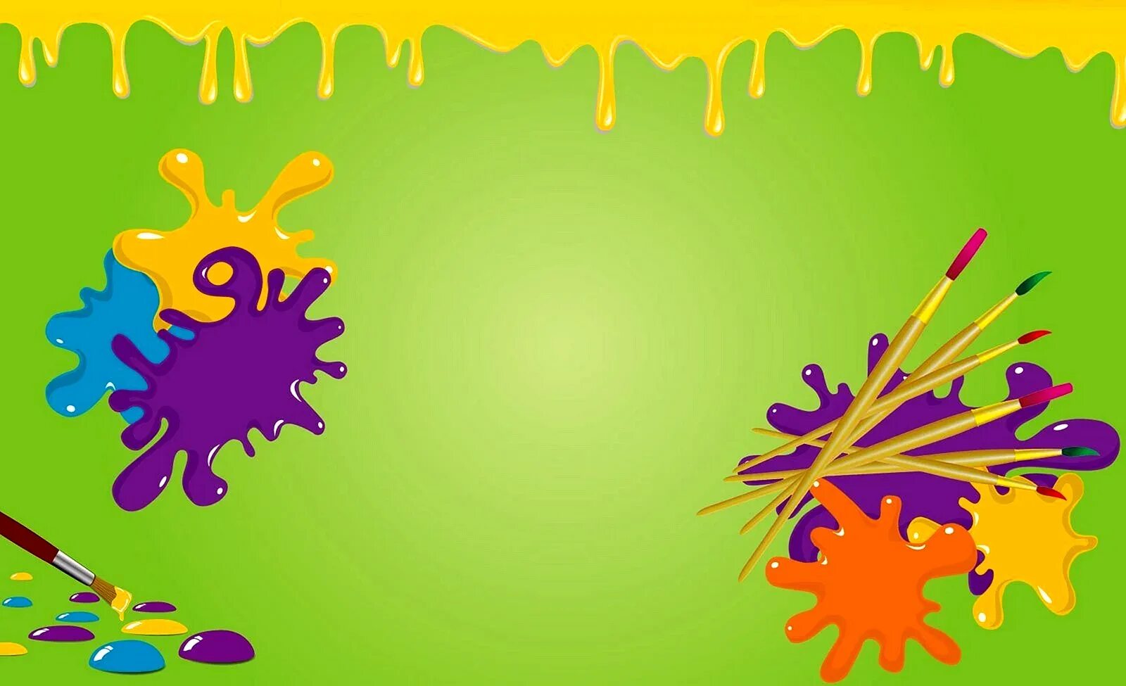 Фон для презентации изо. Художественный фон. Темы для творческих работ. Фон с красками и кисточками. Темы для творческих работ.