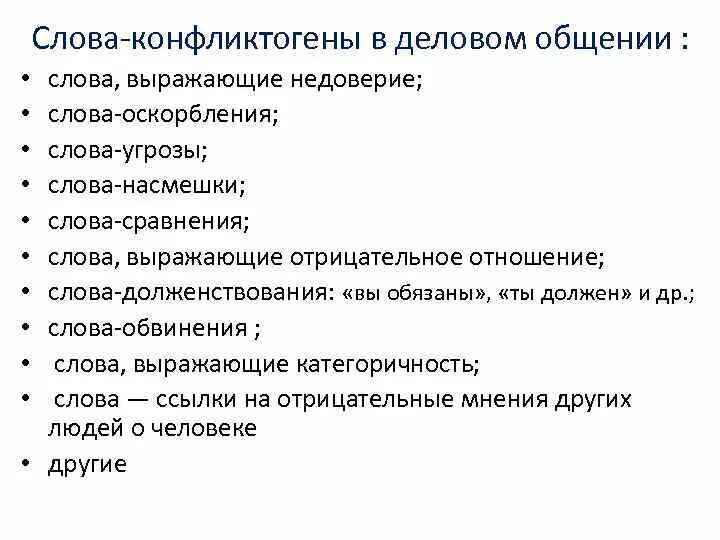 Слова конфликтогены. Плохие оскорбительные слова. Конфликтогены в общении. Слова оскорбления список.