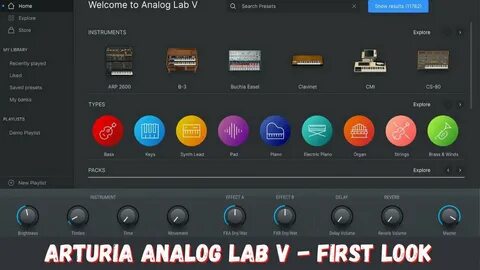 Arturia analog lab v