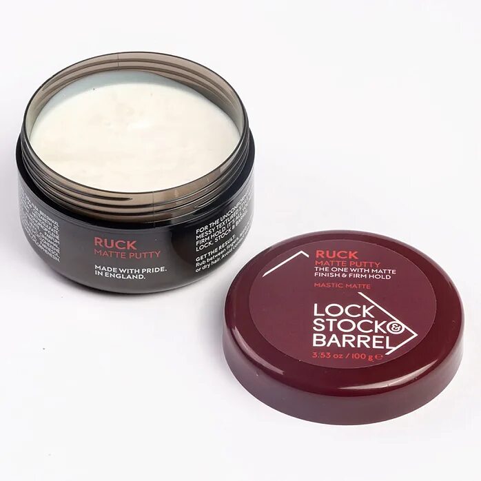 Lock stock matte putty. Lock stock &amp; barrel ruck matte putty матовая мастика +30 гр.. lock stock &amp; barrel classic original wax (глина для классических укладок 100мг). матовая мастика ruck matte putty. pucka grooming creme.