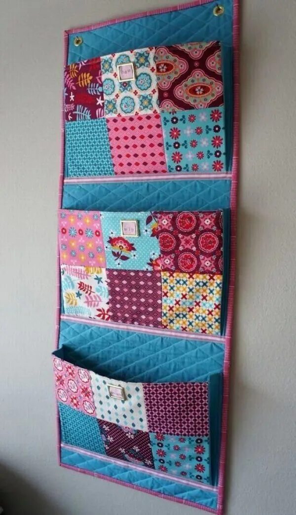 Подвесной органайзер для мелочей. Подвесной органайзер для мелочей. Как сшить органайзер. Органайзер из ткани. Как сшить органайзер.