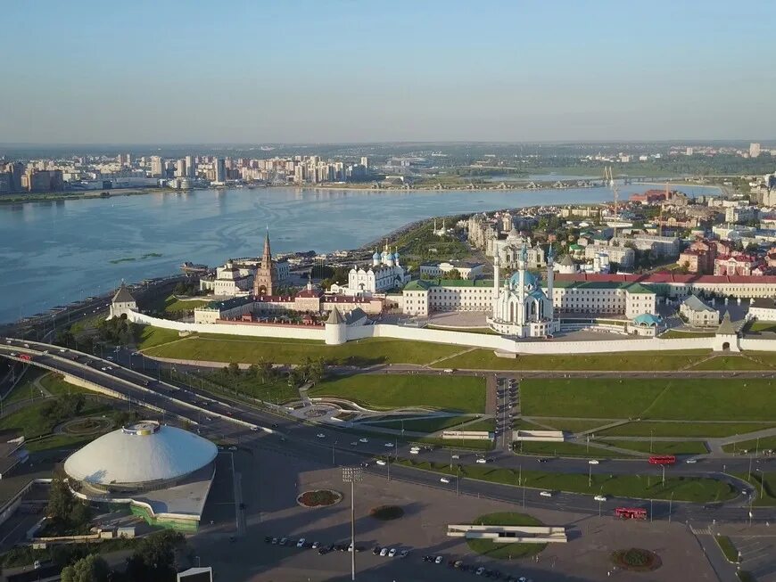 Казань вид на город