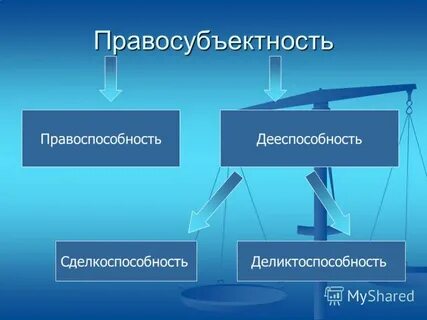 Деликтоспособность субъектов правоотношений