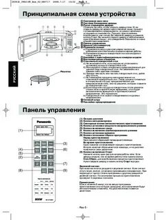 Микроволновая печь panasonic инструкция