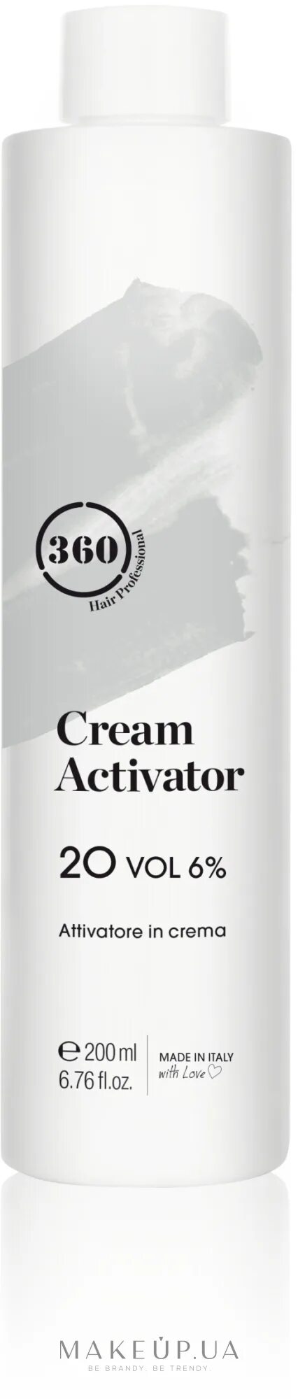 Окисляющая эмульсия Cream Activator 20 Vol 6% 200 мл. Cream Activator 20 360. Активатор an-Activator 200мл. 360 Hair professional. Активатор 360