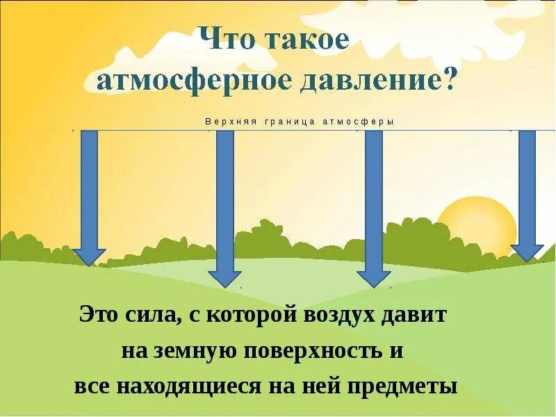 Как воздух давит на земную поверхность. Атмосферное давление. давление воздуха. атмосферное давление понятие. концепция атмосферного давления.