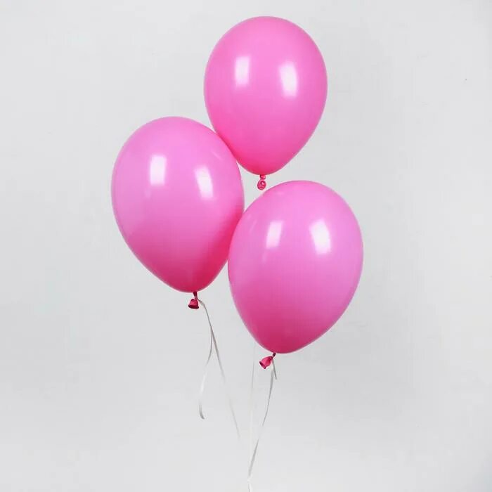 Шар латексный 12", пастель, набор цифра 2. Розовые шары. Розовые шарики воздушные. Шар розовый. Про розовый шарик