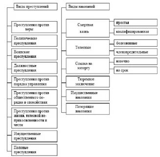 Виды преступлений их особенности