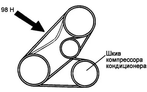 Хендай санта фе приводной ремень схема