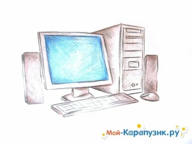 На рисунке изображены компьютеры