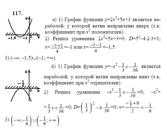 Теория алгебры 9 класса