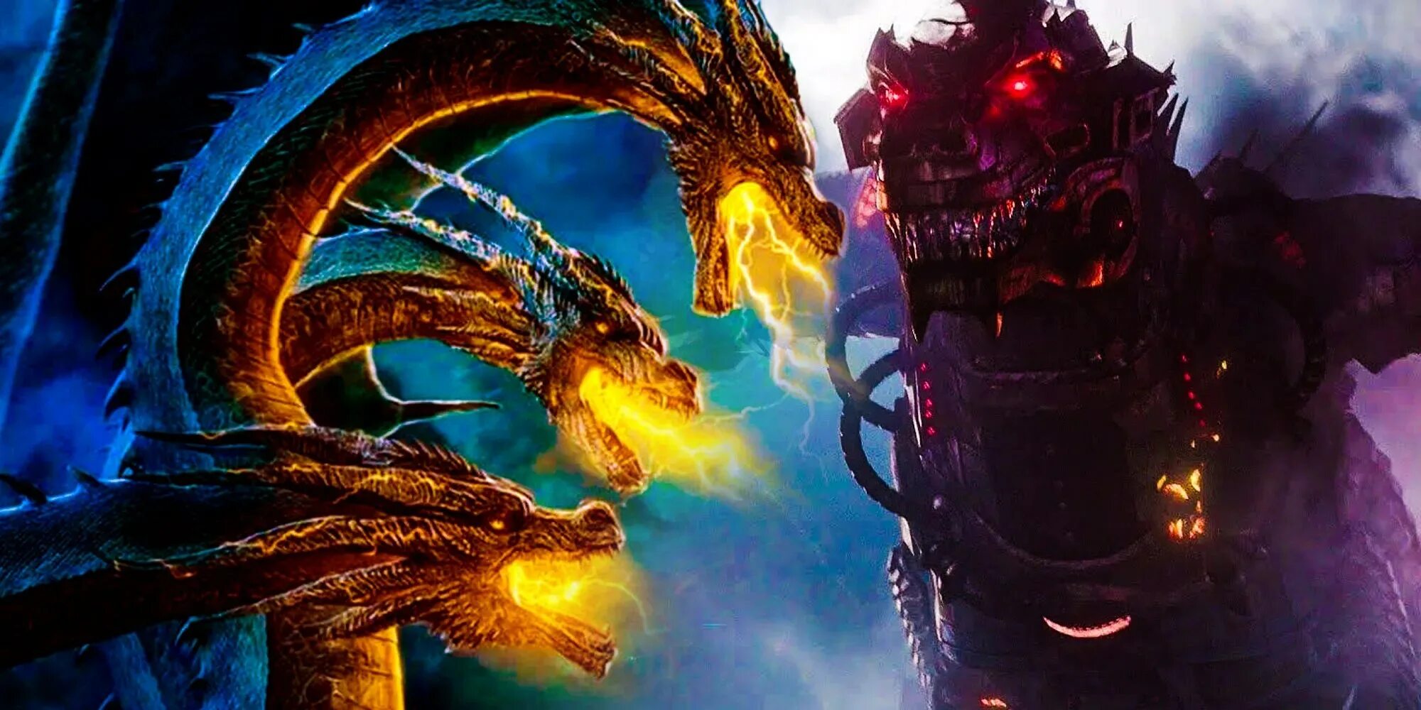 Годзилла 3 дата выхода. Mechagodzilla Ghidorah. Кинг Гидора 2019. Ghidorah MONSTERVERSE. Гидора против Годзиллы.