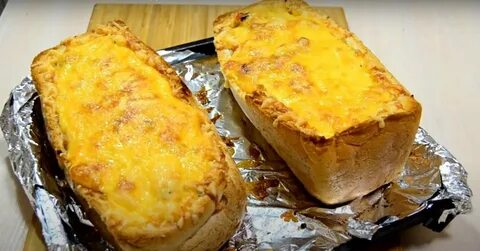 Хлеб с начинкой в духовке
