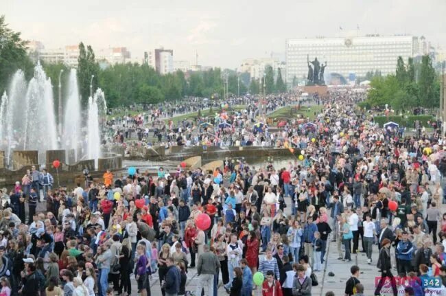 1 июля 2008 г. День города Пермь. Празднование дня города в Перми. Город Пермь население.