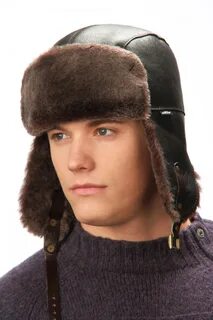 Зимние ушанки из меха