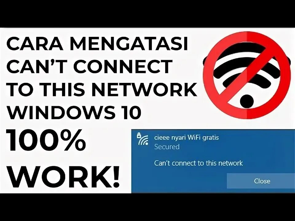 Can t connect to network