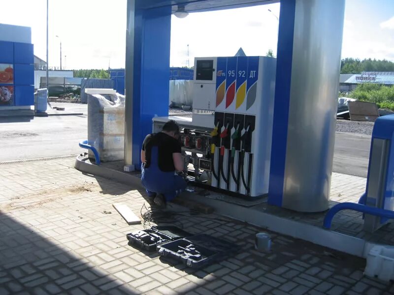 техническое обслуживание трк на азс. недолив топлива на азс. ремонт азс.