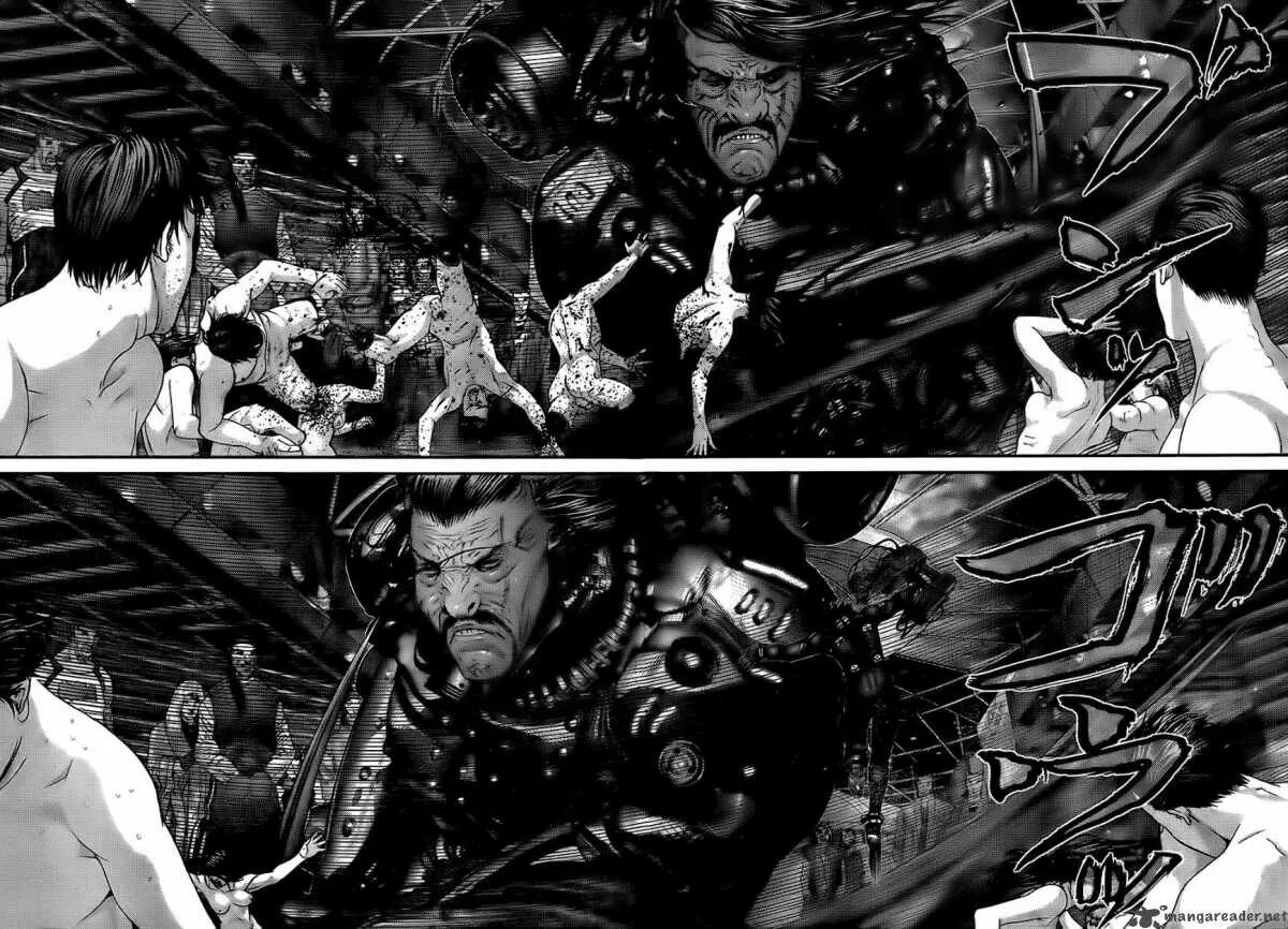 Gantz Manga frames.