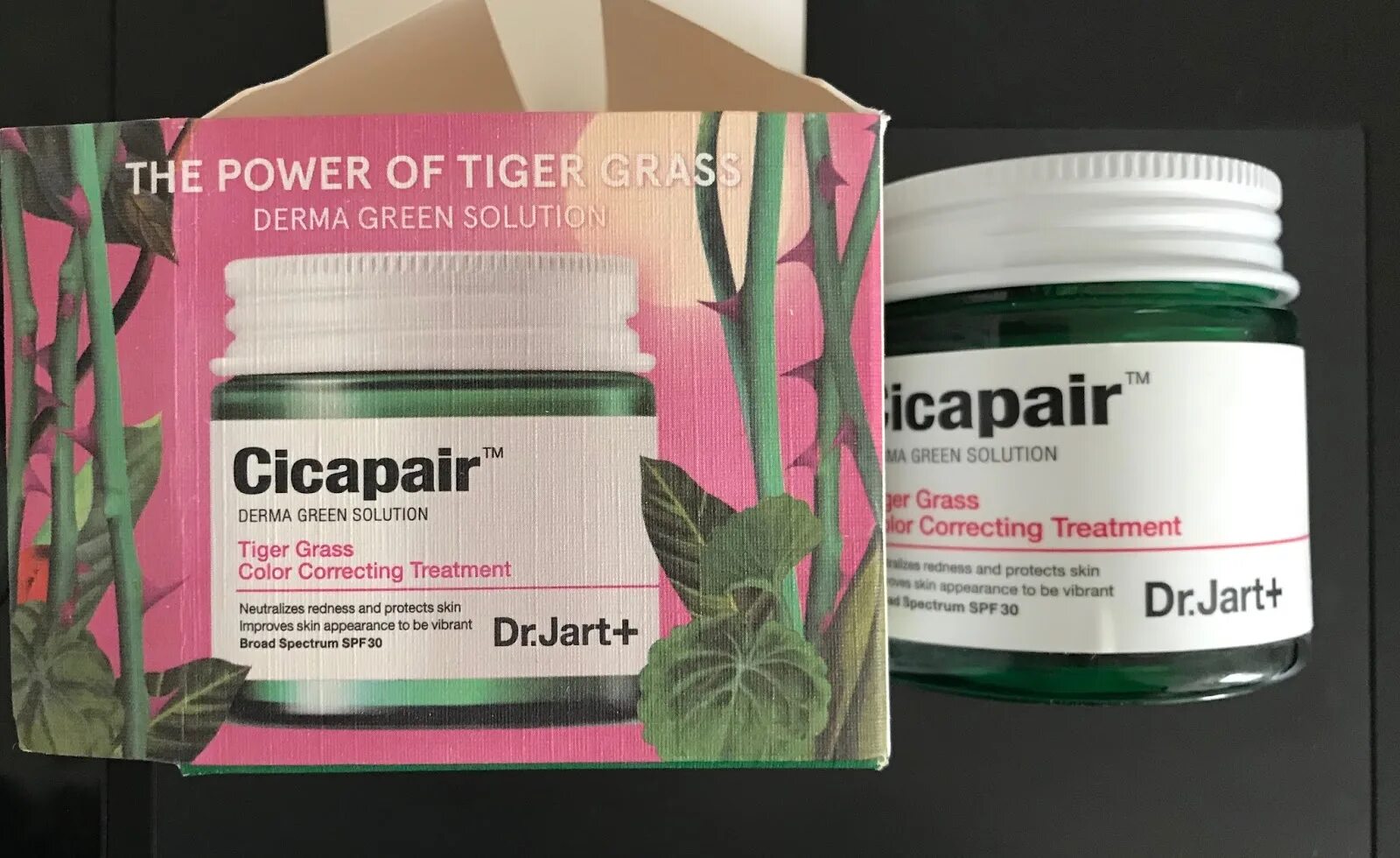 Tiger grass color. Cicapair tiger grass color correcting treatment. dr jart tiger. dr jart tiger grass color correcting treatment. cicapair™ tiger grass camo drops spf 35.