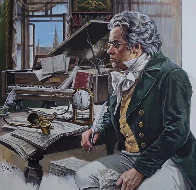 Бетховен какие инструменты. Людвига ван бетховена 1770 1827.
