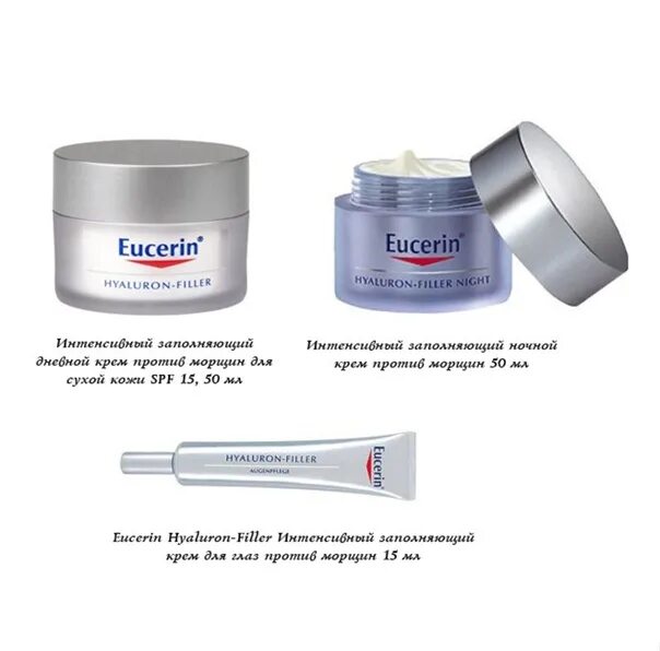 Набор Eucerin Hyaluron-Filler. Eucerin дневной крем 3 x. Eucerin крем Hyaluron Filler SPF 30. Эуцерин Гиалурон филлер крем ночной. Venus крем филлер для лица против морщин