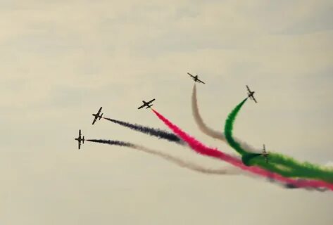 Colors flying high