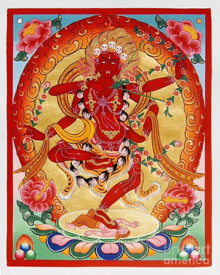 красная дакини курукулла. курукулла тханка. джняна дакини. красная тара курукулла. богиня курукулла красная тара.