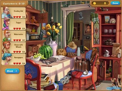 Игра поиск предметов сад